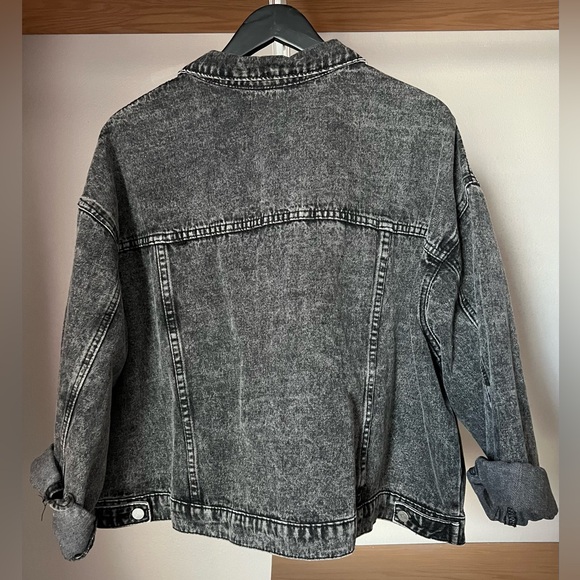 Andree by Unit Vintage Wash Denim Jacket 1X - Picture 3 of 5
